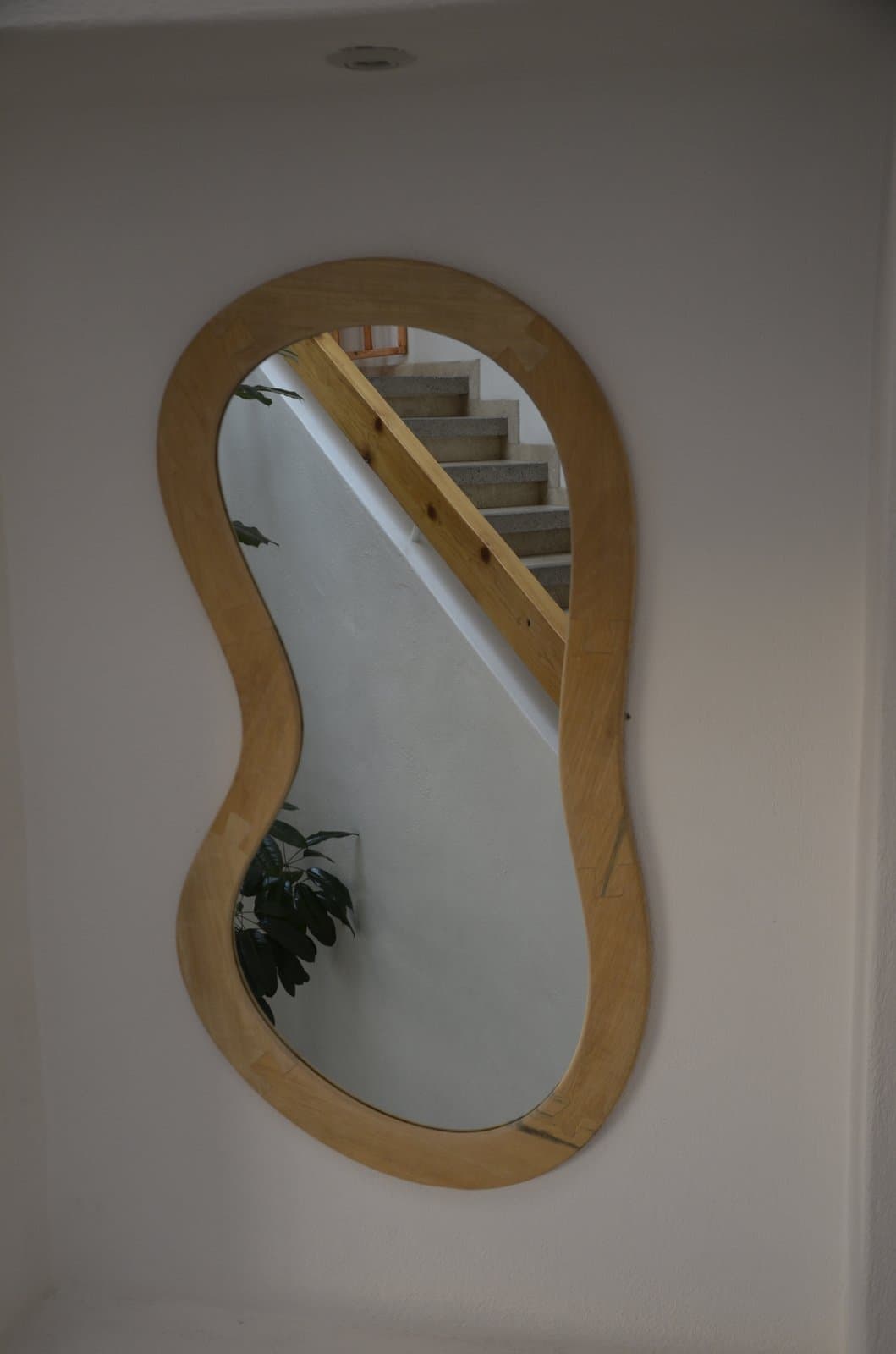 Espejo Orgánico 150cm en Maple Canadiense